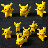 宠物小精灵 神奇宝贝 Pikachu 皮卡丘动漫手办公仔 6款摆件玩具