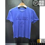 韩国专柜代购 GUESS 16夏季男女通用情侣短袖T恤 YG2K6428