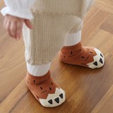 韩版新款脚爪毛圈袜超厚冬季儿童袜婴儿宝宝双面点胶防滑袜子