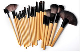 热销专业化妆刷工具用品原木色24支化妆刷 淘宝 ebay 热卖
