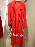 歌莉娅2016年女装夏季新款 雪纺风衣外套 164J6D030/原价649元