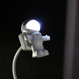 宇航员太空人USB小夜灯可爱创意书灯安睡卧室床头灯 键盘灯带开关
