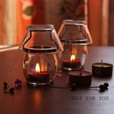 小灯罩 玻璃杯烛台蜡烛婚庆浪漫生日情人节香薰欧式