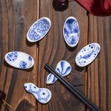 热卖日本进口陶瓷餐具 日式和风陶瓷筷架 美浓烧筷架 筷托 筷子托