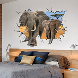 客厅卧室创意3D效果沙发背景墙贴纸可移除浪漫田园家居装饰墙贴画