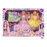 时尚可爱芭比娃娃婚纱公主女孩大套装礼盒衣服甜甜屋 儿童玩具