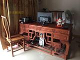 正宗缅甸花梨写字台 1.6米写字台 办公桌 红木写字台 成品