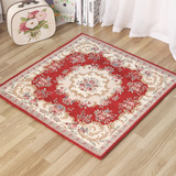 欧式方形地毯地垫椅子地毯 家用方形地毯客厅 卧室地毯块毯可定做