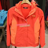 2015秋冬款北面TNF专柜商场正品户外女式三合一两件套冲锋衣CTX2