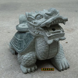中国惠安石雕青石龙头龟喷水雕刻别墅花园喷泉古建园林景观装饰