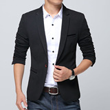 男子秋装男士秋季标准外套大码韩版潮男士常规西服男孩新款潮。