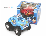 车1-2-3岁婴儿童玩具小汽车蜜蜂模型 创意男女孩礼物电动特技翻滚