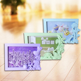 包邮7寸韩版立体彩色相框 创意卡通可爱儿童相架挂墙创意个性摆台