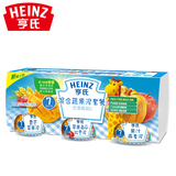 Heinz/亨氏混合蔬果泥套餐D113g*3瓶婴儿宝宝零食新老包装随机发
