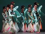 2016年古典舞演出服踏歌水袖舞蹈服装民族服舞台装民族表演服女装