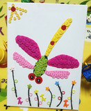 幼儿园DIY材料包儿童手工益智玩具创意纽扣画亲子扣子粘贴画