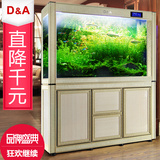 德国德克鱼缸水族箱大中型客厅长方形1米1.2米欧式生态金鱼缸玻璃