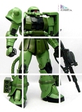 线020 绿扎古高达拼装机器人敢达玩具模型战士MG1:100重力战