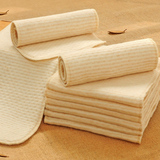 彩棉尿布 10条装天然有机彩棉尿布强吸水 新生儿生态棉尿布尿介子