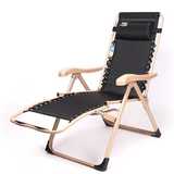 折叠椅靠椅椅子逍遥午休床沙滩椅夏休闲椅金属成人简约现代钢躺椅