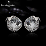 法国Eternelle采用施华洛世奇元素水晶耳钉 日韩版女耳环欧美时尚