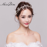 MissDiva纤蕊 韩式新娘婚纱头饰发箍 伴娘发带发饰婚礼结婚配饰品