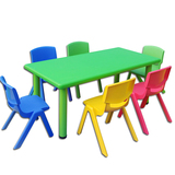 儿童桌椅6人桌儿童塑料8人桌椅幼儿长方桌幼儿园专用桌子特价批发