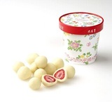 现货 日本 北海道 六花亭 草莓夹心白巧克力 115G盒