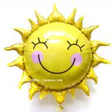 美国进口anagram铝膜铝箔气球大号 可爱太阳微笑笑脸 气球批发