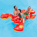 INTEX正品大龙虾坐骑动物造型坐骑儿童游泳圈成人泳圈水上玩具