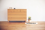 新款促销日式实木家具储物柜白橡木五斗柜 收纳柜宜家简约柜子