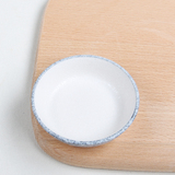 zakka杂货日式和风餐具 雪花釉陶瓷圆形小碟子调味碟料理醋酱油碟