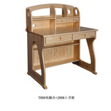 松堡王国 进口芬兰松木实木 正品 儿童家具T009书桌电脑台