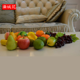 加重仿真水果蔬菜套装假水果模型摄影道具家居橱柜厨房茶几装饰品