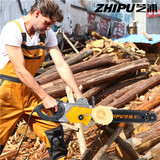 伐木锯充电铝合金切割充电电动工具大艺木雕木工手动锯子电锯