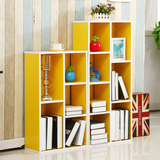 简易收纳小柜子储物柜特价自由组合儿童小书柜书架格子柜简约现代