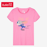 Baleno/班尼路女装 疯狂动物城朱迪卡通T恤 甜美纯棉圆领短袖上衣