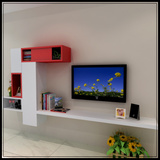 彩色钢琴烤漆吊柜客厅电视柜视听柜机顶盒组合套装定做电视柜Z295