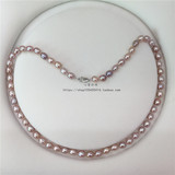 天然淡水珍珠项链 米形珍珠项链 5-6mm米形项链款 特价促销款