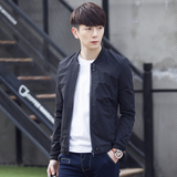 2016春季新款韩版修身棒球服男士休闲夹克外套男装青年春装薄上衣