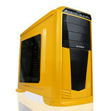 安钛克Antec GX330机箱大黄蜂白凯甲圣USB3.0走背线大侧透长显卡