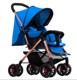 婴儿折叠手推车可坐可躺四轮进口夏新生儿童宝宝提篮式安全座椅