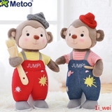 新款新款metoo 森宝猴公仔 可爱毛绒玩具玩偶 生肖猴布娃娃 创意