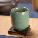 龙泉青瓷茶杯 日式办公杯陶瓷水杯创意礼品保温杯玻璃茶具杯子