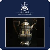 国内现货【英伦典藏】英国伦敦乔治三世 纯银茶壶咖啡壶 西洋古董