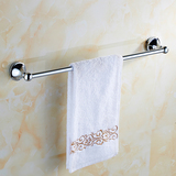 304不锈钢毛巾杆毛巾挂 卫生间单杆单层毛巾架 浴室挂件 可免打孔
