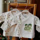三木比迪sm9388 婴儿和服新生儿内衣纯棉宝宝和服春秋系带和服