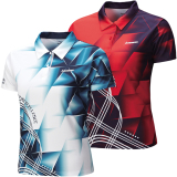 2015新款 正品川崎 ST-15206 女款专业羽毛球运动T恤 透气 舒适