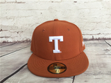 正品New era 59fifty棒球帽NCAA德克萨斯大学长角牛队嘻哈男女帽