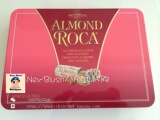 香港代购 年货铁盒装美国乐家Almond Roca巧克力香脆杏仁糖 350g